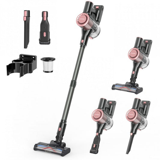 Cordless Vacuum Cleaner – 28KPa Powerful Suction, 50-Min Runtime, 8-in-1 Lightweight Design for Pet Hair & Carpets ERIC SONG